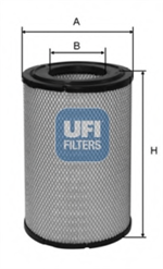 27.371.00, Фильтр UFI 27.371.00 Воздушный, UFI