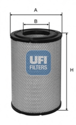 27.615.00, Фильтр UFI 27.615.00 Воздушный, UFI
