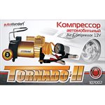 107002, Компрессор TORNADO II (60 л/мин, 276вт, в прикур.),  AutoStandart  107002 , AUTOSTANDART