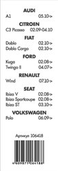 106418, Щётки стеклоочистителя бескарк 2 шт.600+400мм Audi/Citroen/Fiat/Ford/Renault/VW, AutoStandart 106418, AUTOSTANDART