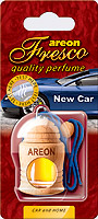 704-051-326, Ароматизатор "AREON FRESCO" флакон с деревянной крышкой "Новая машина" 051-326, AREON