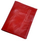 P(L)-3-red, Обложка для паспорта shik, кожа пулап люкс, цв.красный, P(L)-3-red, АКСЕССУАРЫ