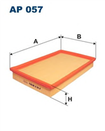AP057, Filtron AP 057 Фильтр воздушный, FILTRON