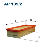 AP139/2, Filtron AP 139/2 Фильтр воздушный, FILTRON