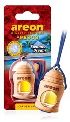 704-051-337, Ароматизатор "AREON FRESCO" флакон с деревянной крышкой "Летняя мечта (Саммер дрим)"  051-337, AREON
