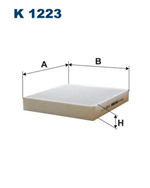 K1223, Filtron K 1223 Фильтр салонный, FILTRON