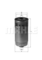 KC161, Фильтр топливный KNECHT KC161, KNECHT