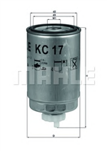 KC17D, Фильтр топливный KNECHT KC17D, KNECHT