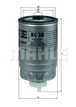 KC38, Фильтр топливный KNECHT KC38, KNECHT