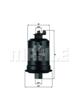 KL132, Фильтр топливный KNECHT KL132, KNECHT