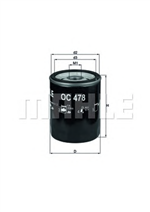 OC478, Фильтр масляный KNECHT OC478, KNECHT