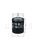 OC501, Фильтр масляный KNECHT OC501, KNECHT