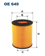 OE649, Filtron OE 649 Фильтр масляный, FILTRON