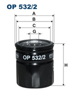 OP532/2, Filtron OP 532/2 Фильтр масляный, FILTRON