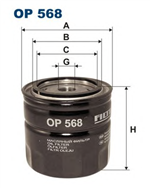 OP568, Filtron OP 568 Фильтр масляный, FILTRON