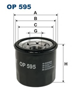 OP595, Фильтр масляный N16E, FILTRON