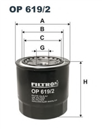 OP619/2, Filtron OP 619/2 Фильтр масляный, FILTRON