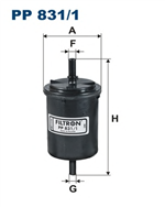 PP831/1, Filtron PP 831/1 Фильтр топливный, FILTRON