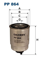 PP864, Filtron PP 864 Фильтр топливный, FILTRON