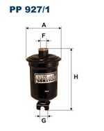 PP927/1, Filtron PP 927/1 Фильтр топливный, FILTRON